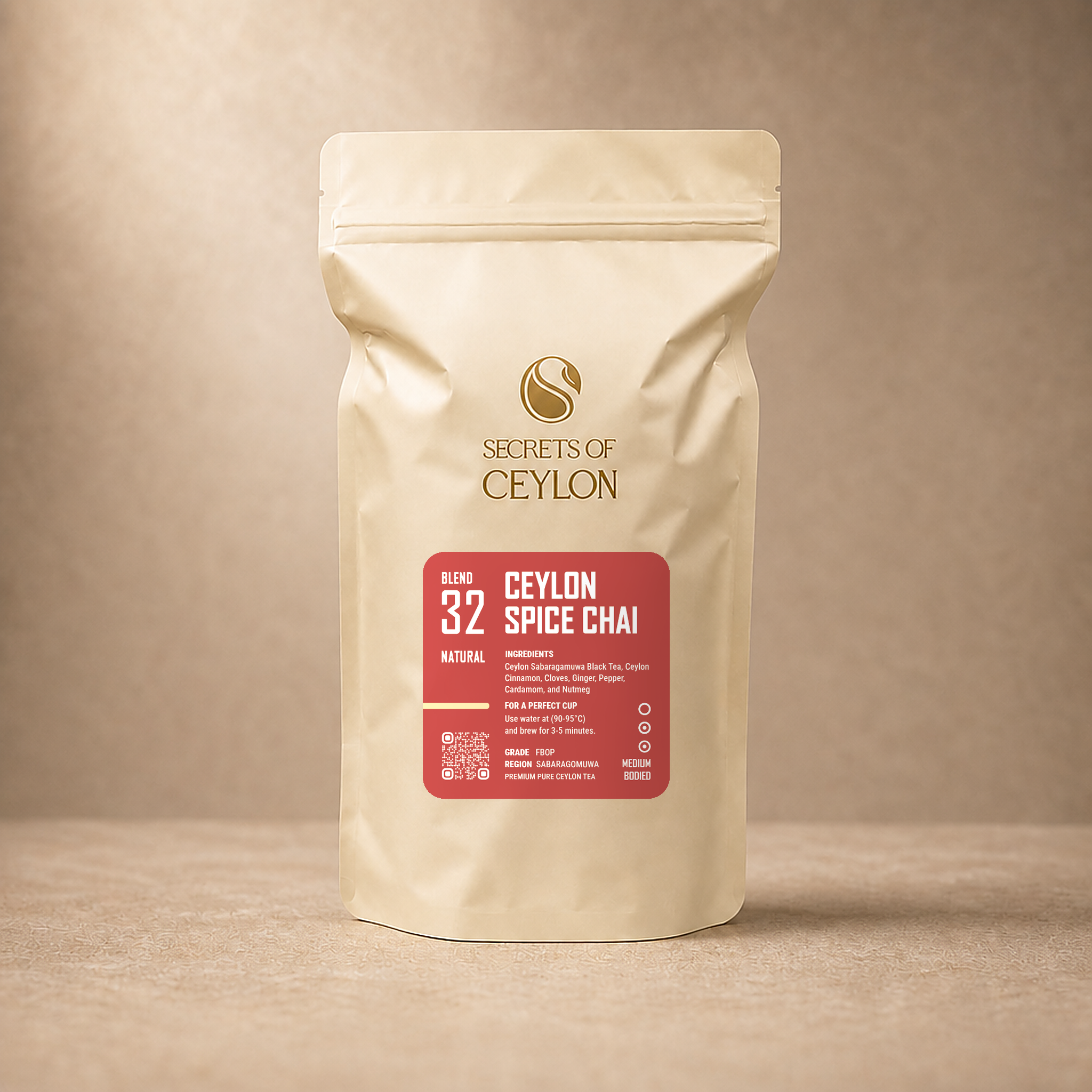 Ceylon Spice Chai FBOP Uva Wholesale loose tea pack
